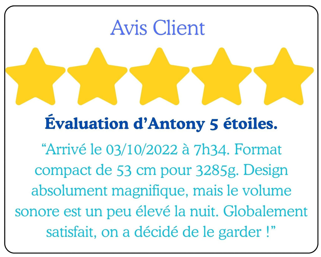 Avis Client  18 x 25,5 cm