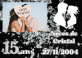 Noces de Cristal 15 ans Format : 18 x25,5 cm