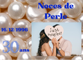 Noces de Perle 30 ans Format : 18 x25,5 cm